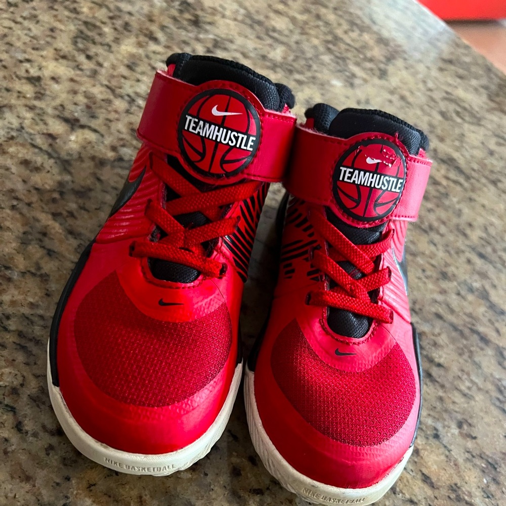 Team hustle Nike boys shoes